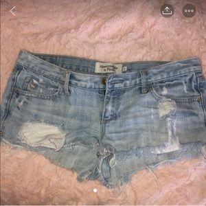 Abercrombie Distressed shorts